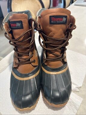 Colorado Brown Waterproof Duck Boots for women - Insulated Winter Work Boots